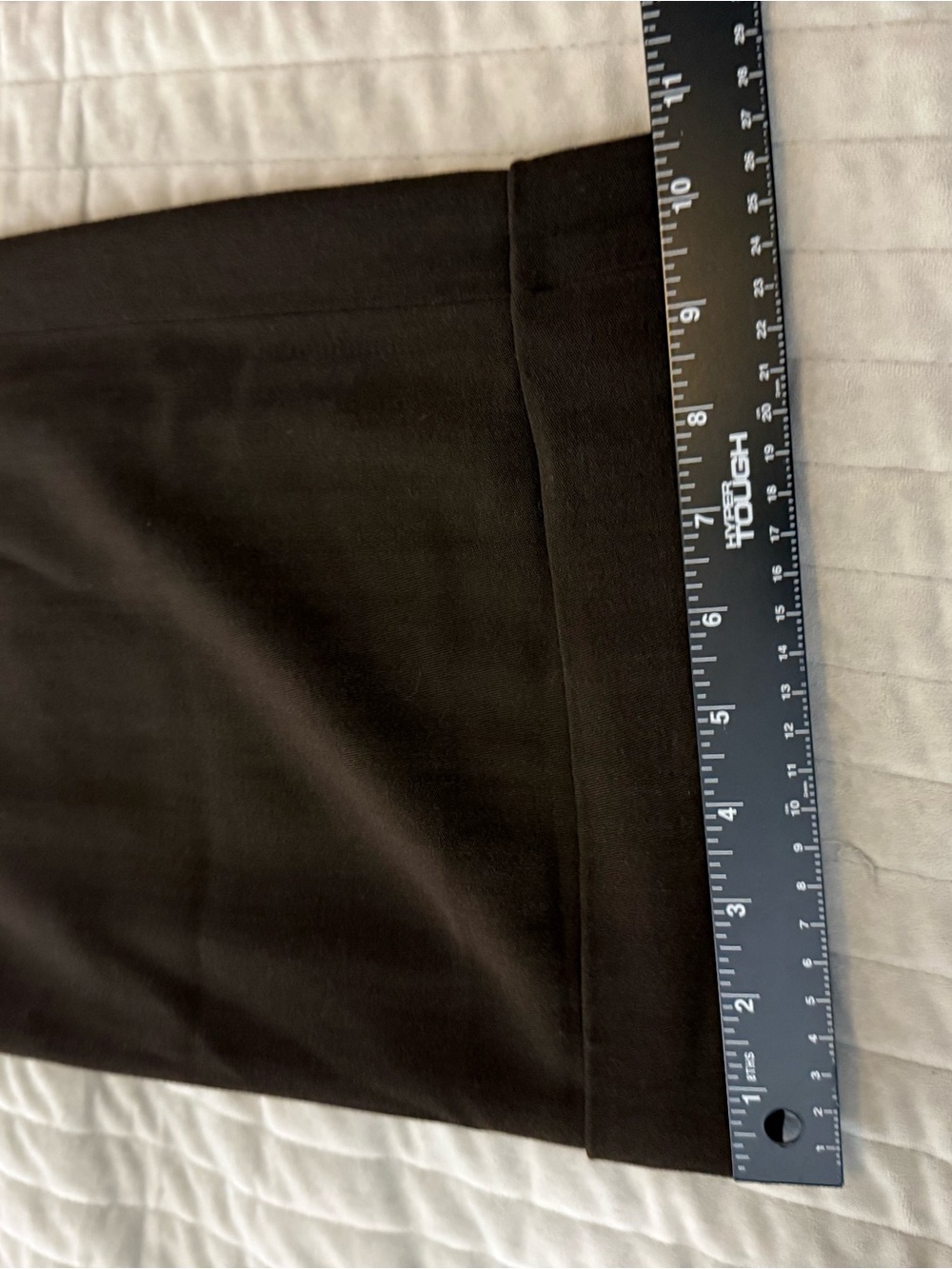 Anne Klein New York Brown Virgin Wool Blend Wide Leg Pants - Size 14 - Picture 8 of 10